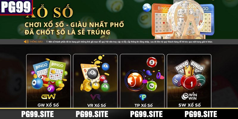Xổ Số PG99 Lô Đề Online - Đánh 1 Ăn 99 Cao Nhất Việt Nam